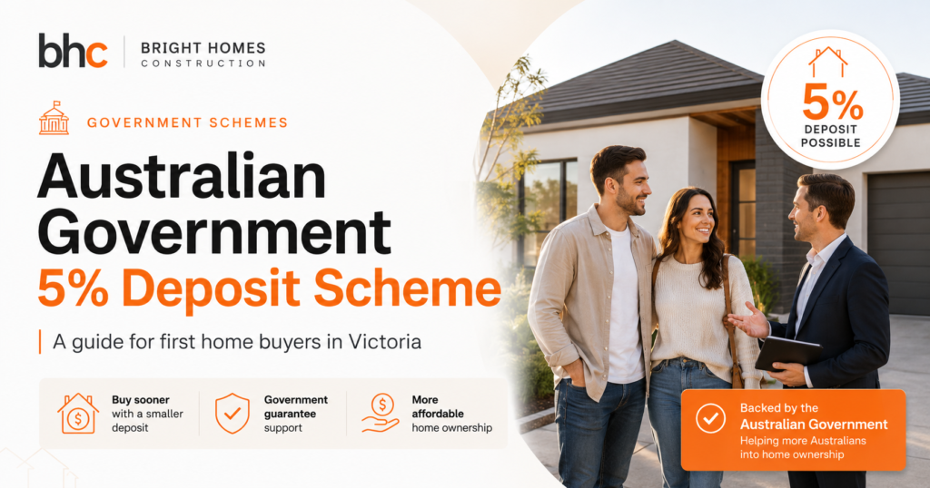 Australian Government 5% Deposit Scheme: A Guide for First Home Buyers in Victoria