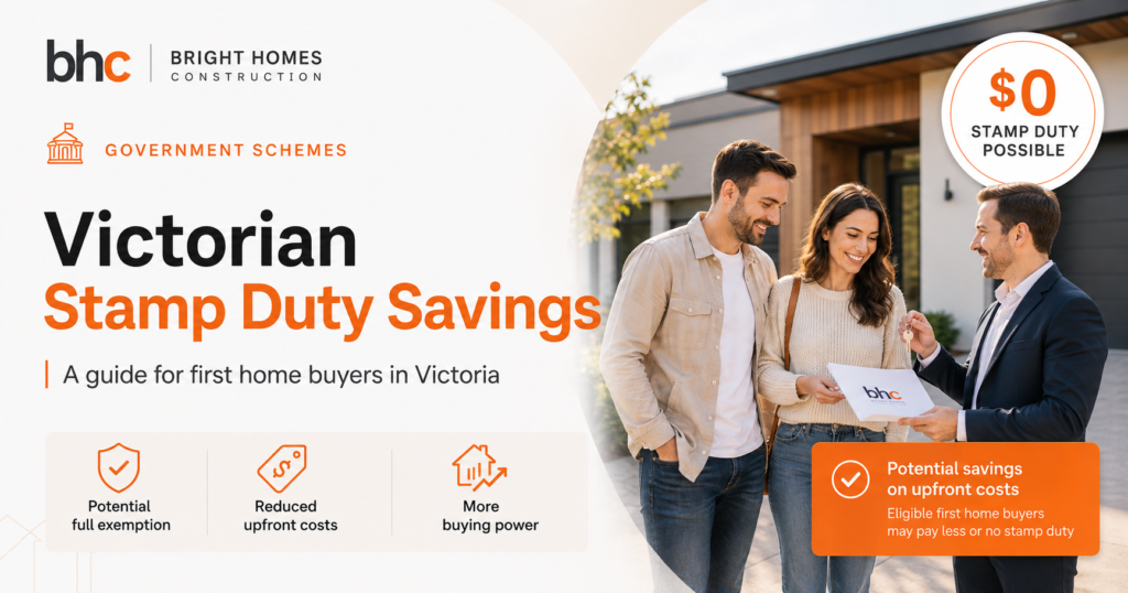 Victorian First Home Buyer Stamp Duty Exemption & Concession Explained